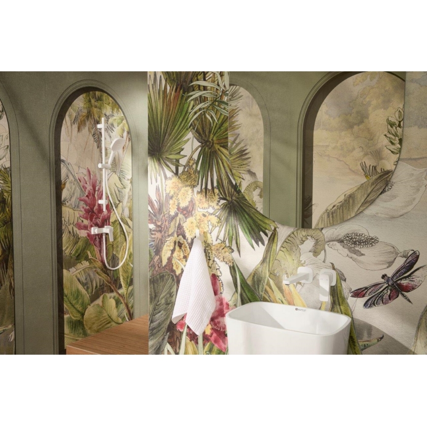 KFA Armatura 4526-010-44 - MALAGA White Shower Mixer