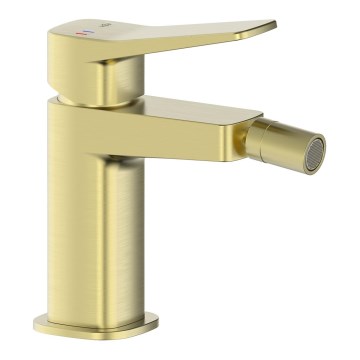 KFA Armatura 4527-015-31 - MALAGA bidet mixer with pop-up waste, brushed gold finish
