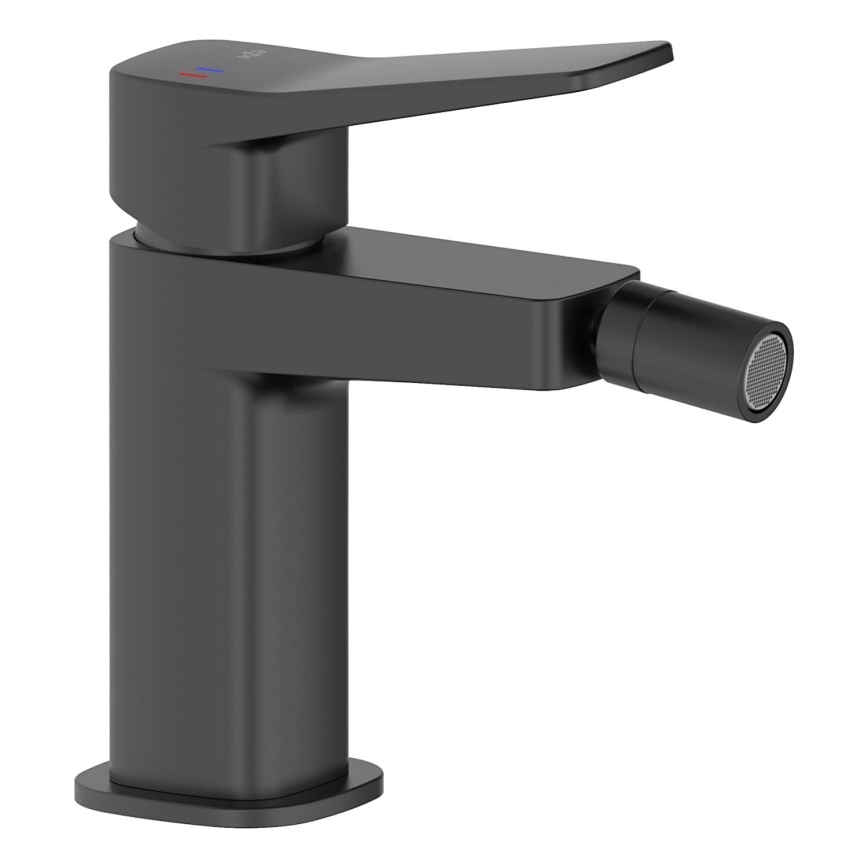 KFA Armatura 4527-015-81 - Bidet Mixer Tap + MALAGA Drain, Black