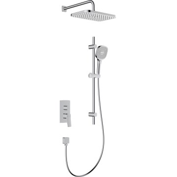 KFA Armatura 4529-301-00 - MALAGA shower set with concealed mixer, polished chrome