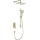 KFA Armatura 4529-301-31 - MALAGA shower set with concealed mixer, brushed gold