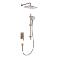 KFA Armatura 4529-301-34 - MALAGA Rose Gold Shower Set with Concealed Mixer