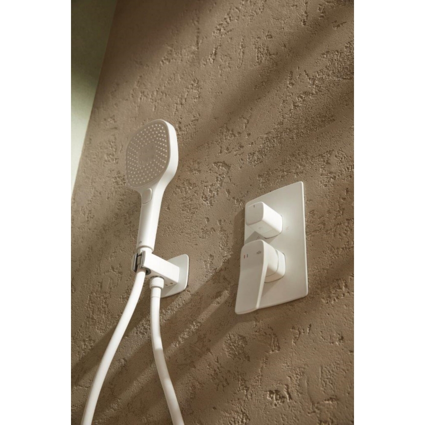 KFA Armatura 4529-301-44 - MALAGA White Concealed Shower Set