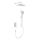 KFA Armatura 4529-301-44 - MALAGA White Concealed Shower Set