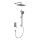 KFA Armatura 4529-301-61 - MALAGA Shower Set with Concealed Mixer, Metallic Grey