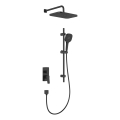 KFA Armatura 4529-301-81 - MALAGA Shower Set with Concealed Mixer, Black