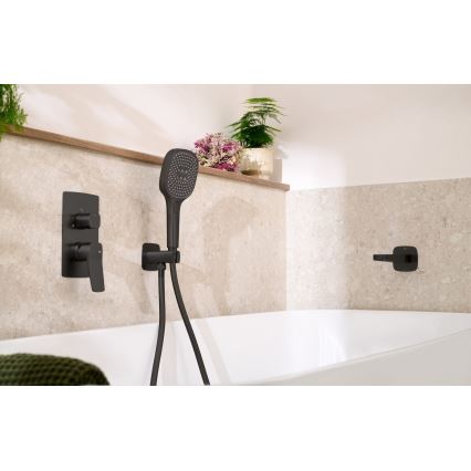 KFA Armatura 4529-301-81 - MALAGA Shower Set with Concealed Mixer, Black