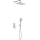KFA Armatura 4529-501-00 - MALAGA Shower Set with Concealed Mixer, Polished Chrome