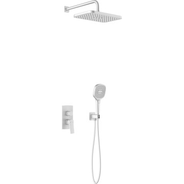 KFA Armatura 4529-501-44 - MALAGA Concealed Shower Set with Built-in Mixer, White