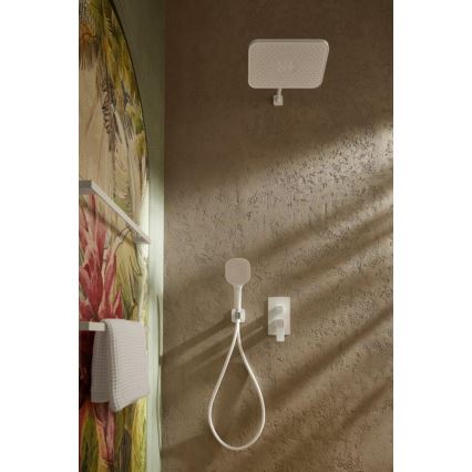 KFA Armatura 4529-501-44 - MALAGA Concealed Shower Set with Built-in Mixer, White