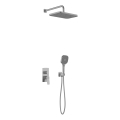 KFA Armatura 4529-501-61 - MALAGA Shower Set with Concealed Mixer, Metallic Grey