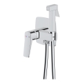 KFA Armatura 4529-512-00 - Bidet mixer with hand shower for concealed installation MALAGA polished chrome