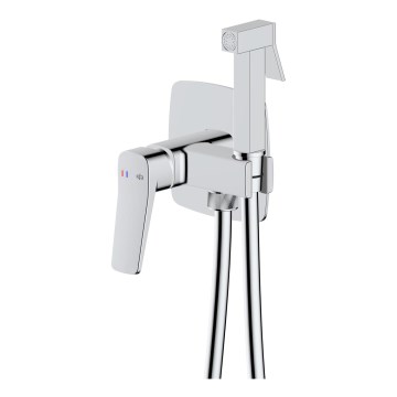 KFA Armatura 4529-512-00 - Bidet mixer with hand shower for concealed installation MALAGA polished chrome