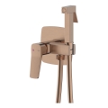 KFA Armatura 4529-512-34 - MALAGA Concealed Bidet Mixer with Hand Shower, Rose Gold