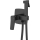 KFA Armatura 4529-512-81 - MALAGA bidet mixer with hand shower for concealed installation, black