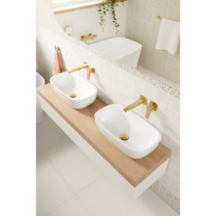 KFA Armatura 4529-810-31 - MALAGA Brushed Gold Concealed Basin Mixer