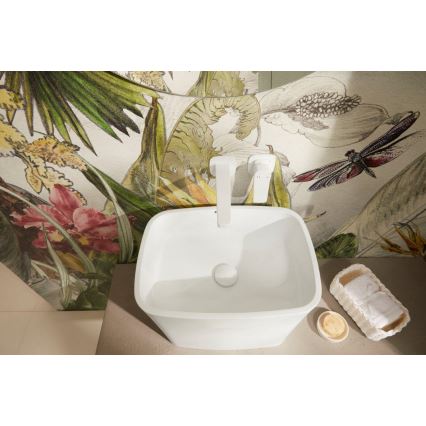 KFA Armatura 4529-810-44 - MALAGA In-wall Basin Mixer, White