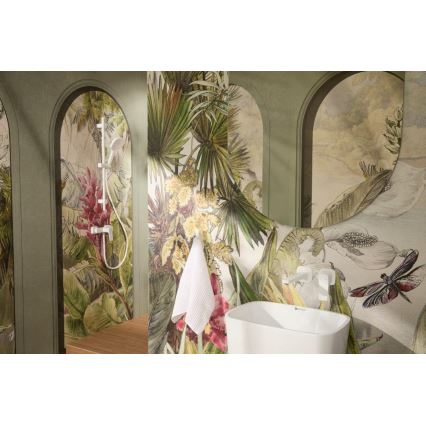 KFA Armatura 4529-810-44 - MALAGA In-wall Basin Mixer, White