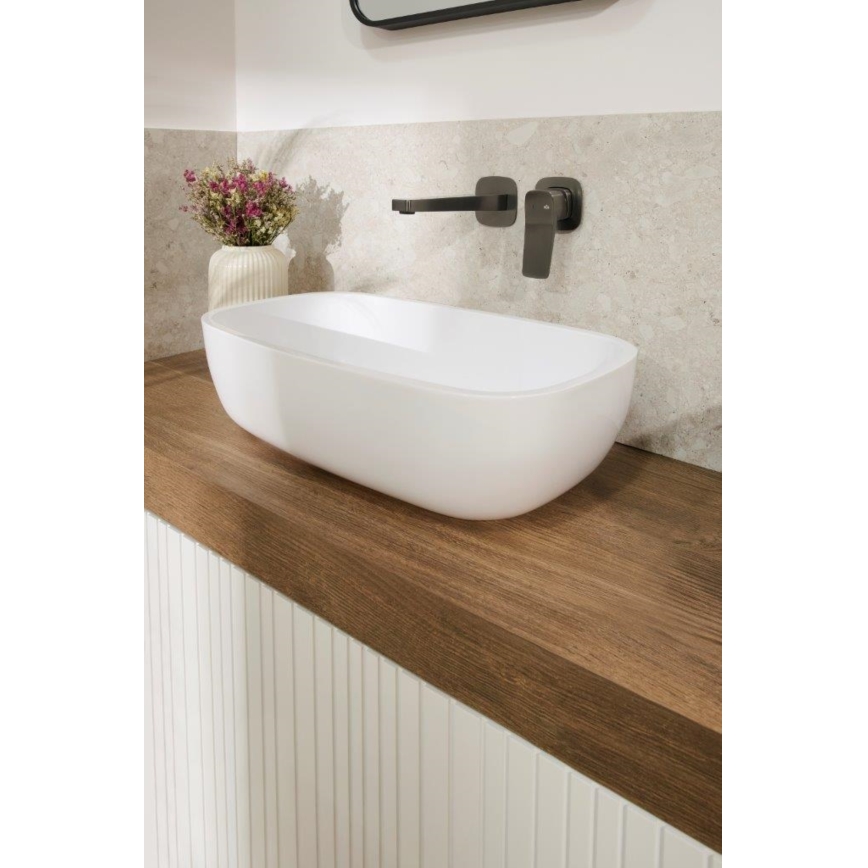 KFA Armatura 4529-810-61 - MALAGA Metallic Grey Built-in Basin Mixer