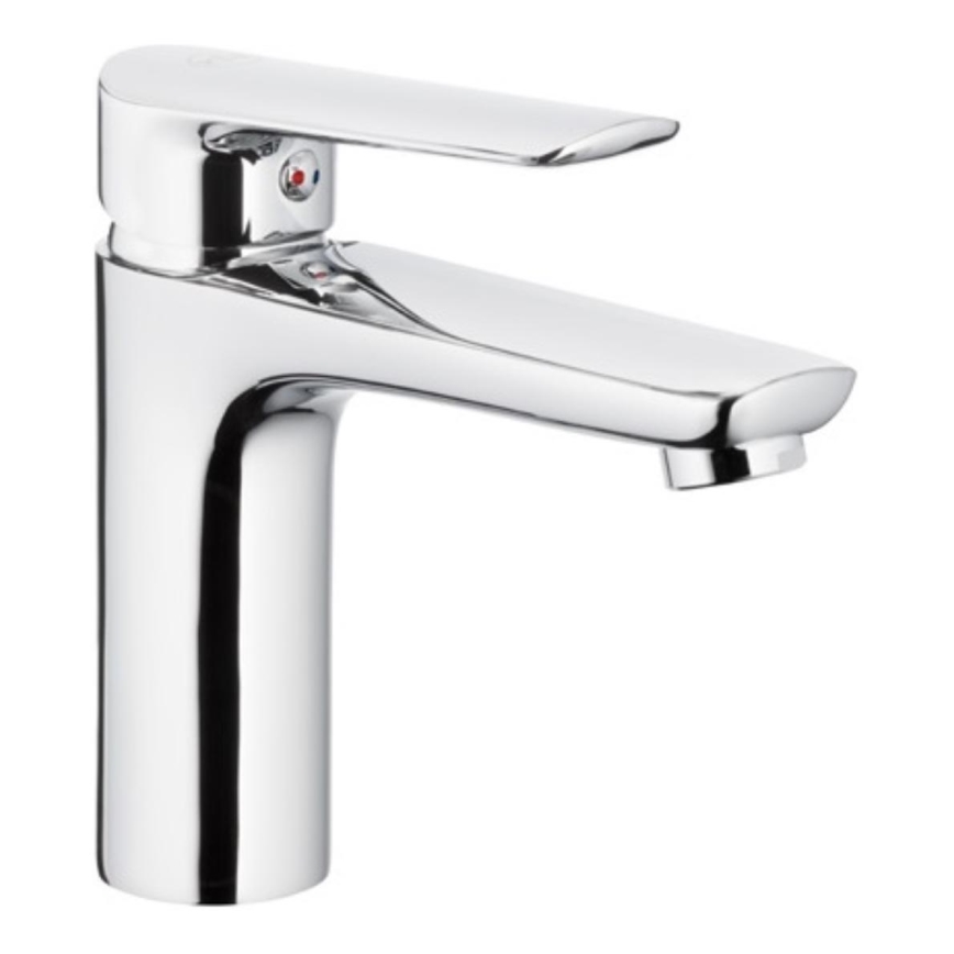 KFA Armatura 5022-815-00 - Basin tap + waste with overflow TANZANIT 15,4 cm shiny chrome