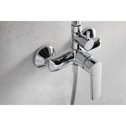 KFA Armatura 5026-910-00 - Shower set with tap TANZANIT shiny chrome