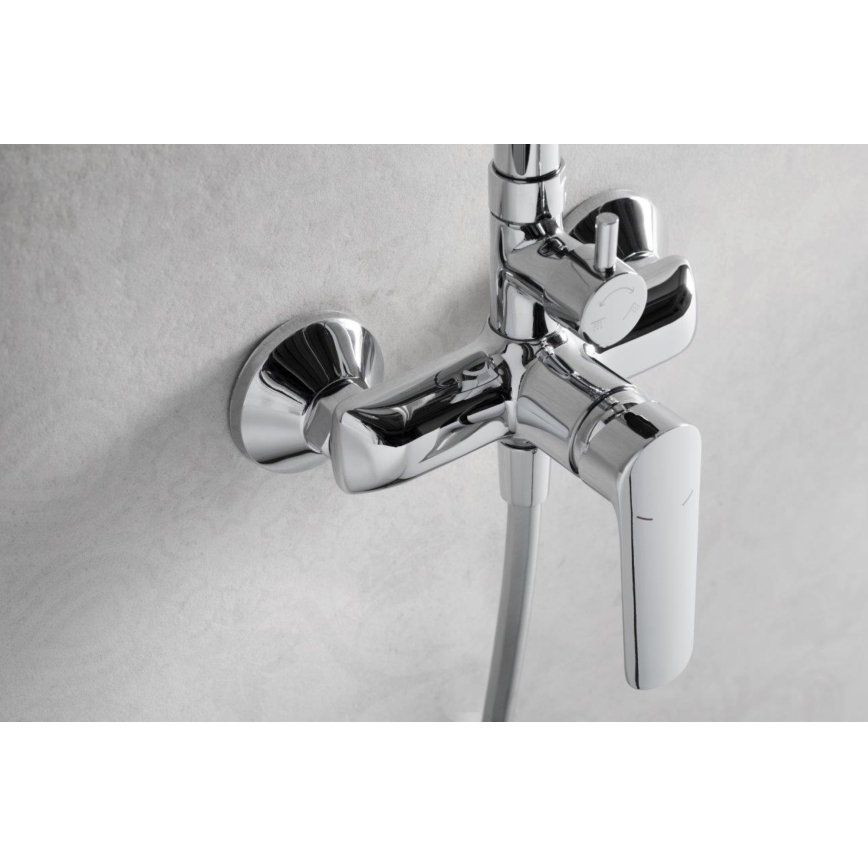 KFA Armatura 5026-910-00 - Shower set with tap TANZANIT shiny chrome