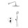 KFA Armatura 5029-501-00 - Shower set with concealed tap TANZANIT shiny chrome