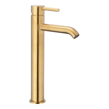 KFA Armatura 5032-612-31 - Basin tap + waste with overflow MOZA 33 cm ground gold