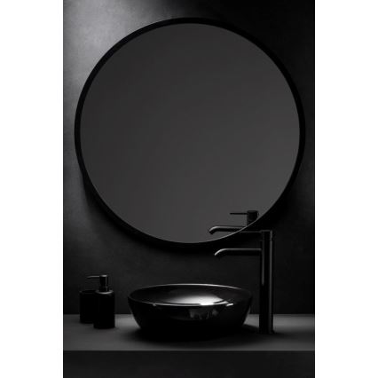 KFA Armatura 5032-612-81 - Basin tap + waste with overflow MOZA 33 cm matte black