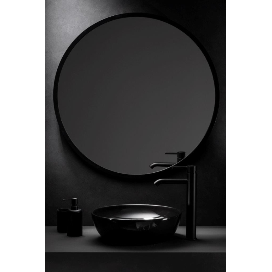 KFA Armatura 5032-612-81 - Basin tap + waste with overflow MOZA 33 cm matte black
