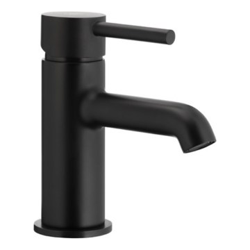 KFA Armatura 5032-815-81 - Basin tap + waste with overflow MOZA 15,2 cm matte black