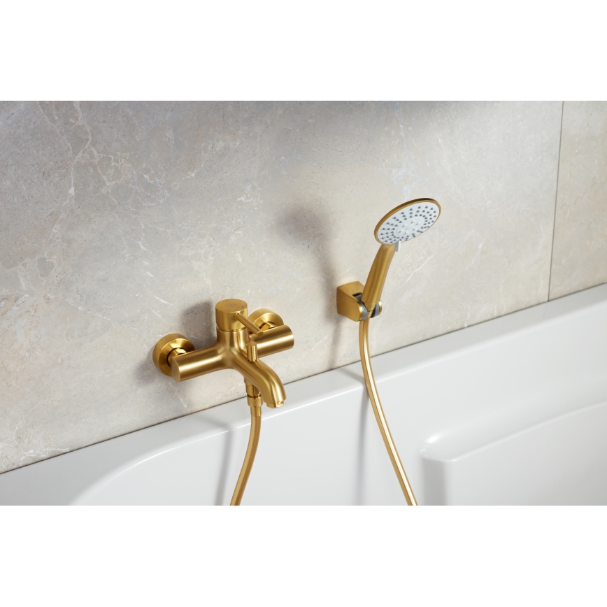 KFA Armatura 5034-010-31 - Bath tap MOZA ground gold