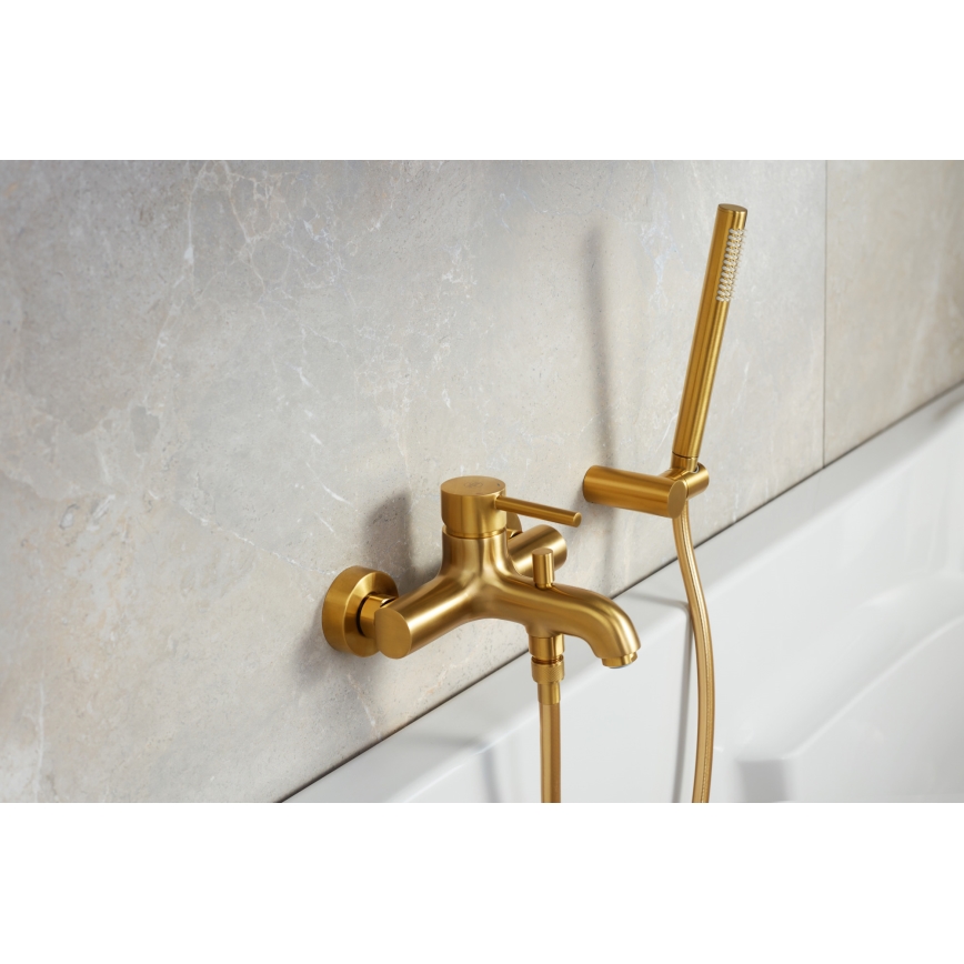 KFA Armatura 5034-010-31 - Bath tap MOZA ground gold