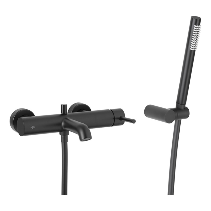 KFA Armatura 5034-520-81 - Bath set with tap MOZA matte black