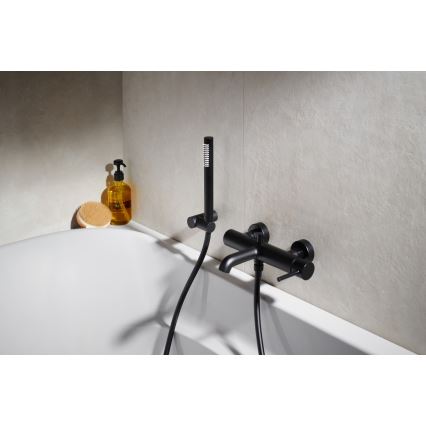 KFA Armatura 5034-520-81 - Bath set with tap MOZA matte black