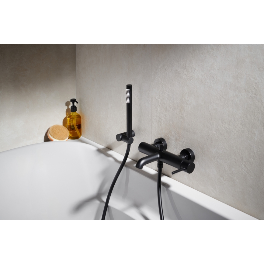KFA Armatura 5034-520-81 - Bath set with tap MOZA matte black