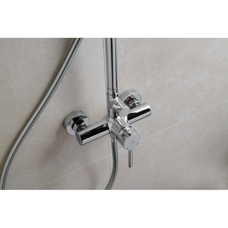 KFA Armatura 5036-910-00 - Shower set with tap MOZA shiny chrome