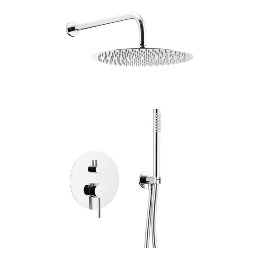 KFA Armatura 5039-501-00 - Shower set with concealed tap MOZA shiny chrome