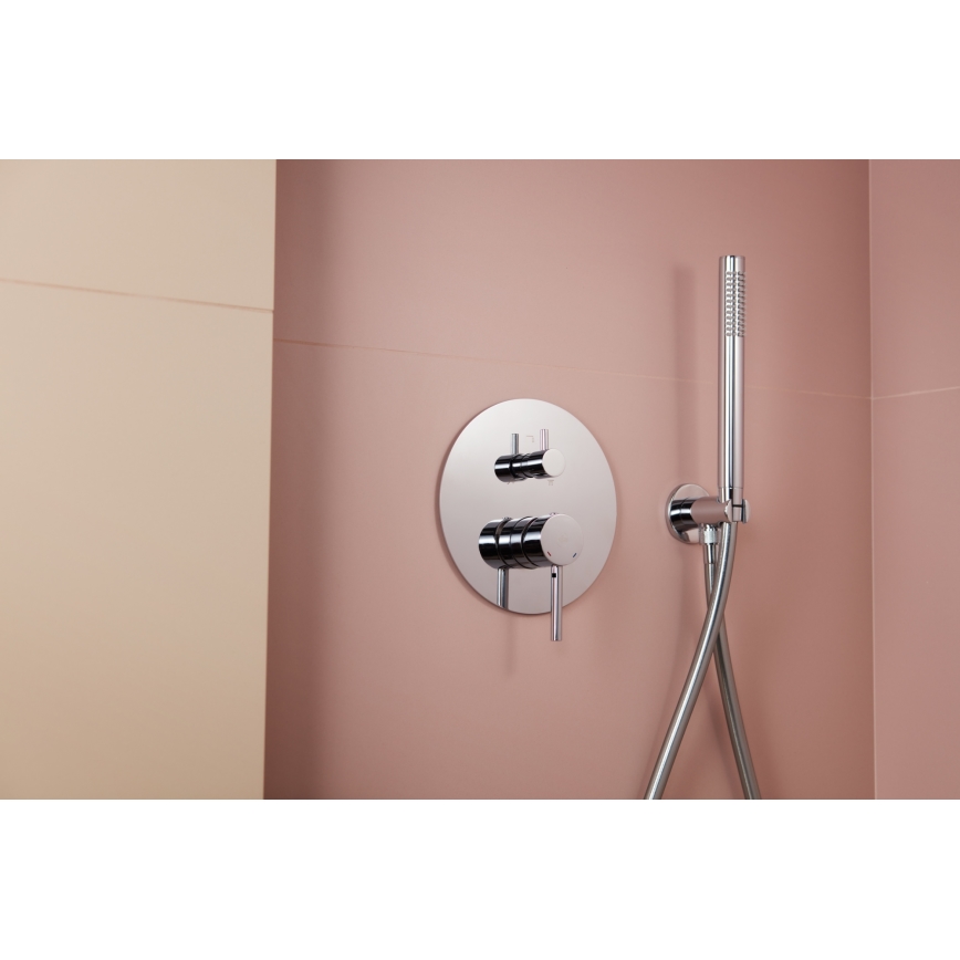 KFA Armatura 5039-501-00 - Shower set with concealed tap MOZA shiny chrome