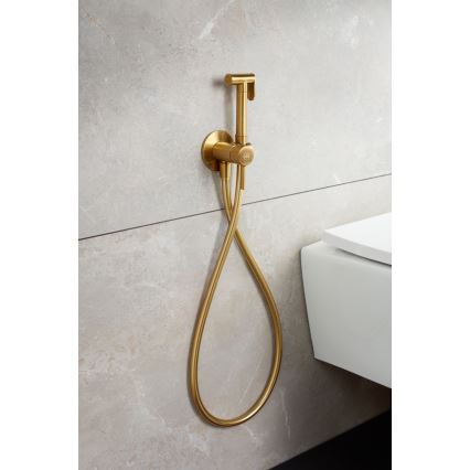 KFA Armatura 5039-512-31 - Bidet tap with shower for concealed installation MOZA ground gold