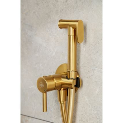KFA Armatura 5039-512-31 - Bidet tap with shower for concealed installation MOZA ground gold