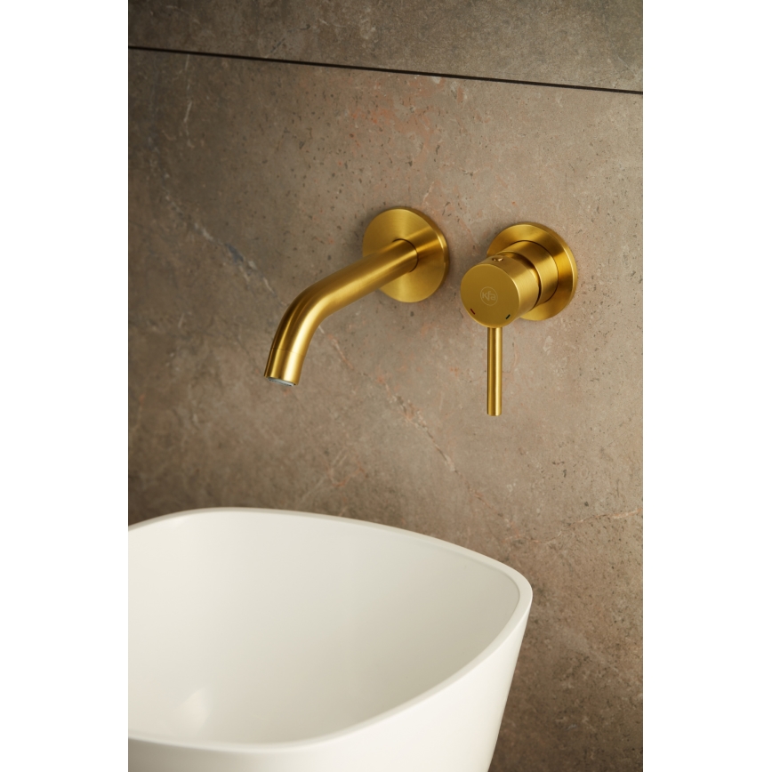 KFA Armatura 5039-810-31 - Basin tap for concealed installation MOZA ground gold