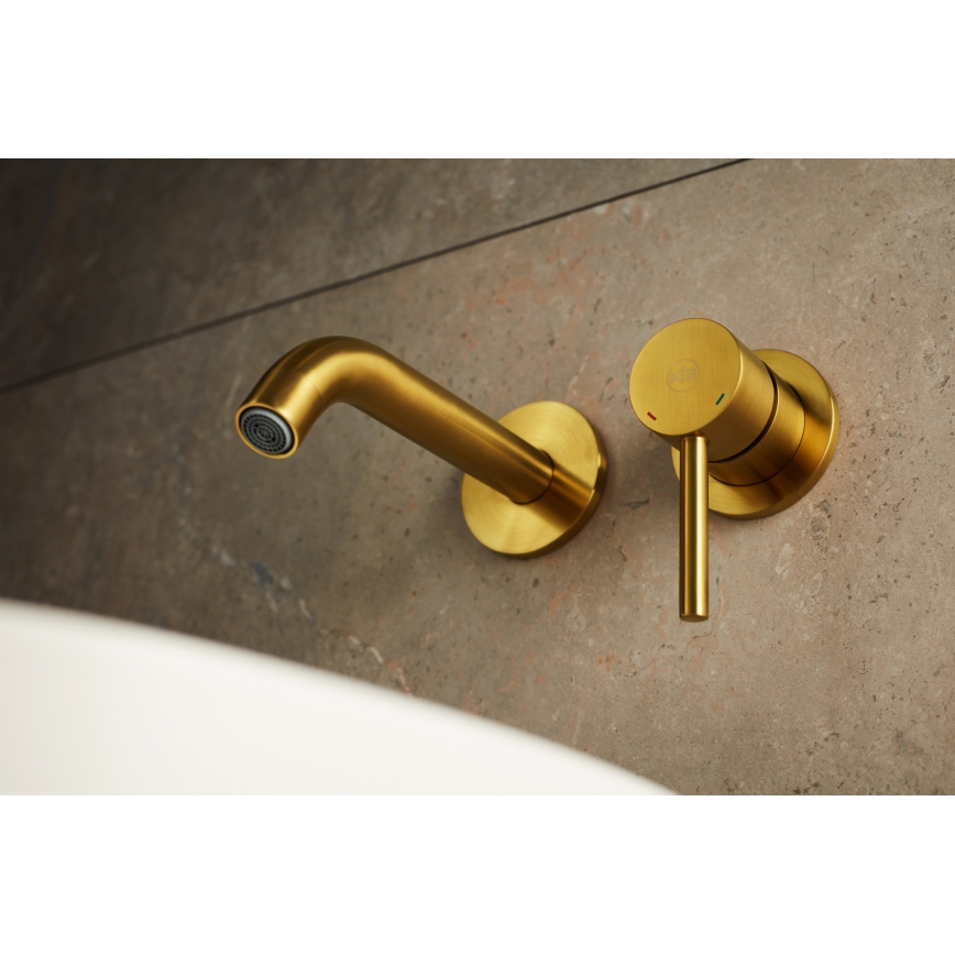 KFA Armatura 5039-810-31 - Basin tap for concealed installation MOZA ground gold
