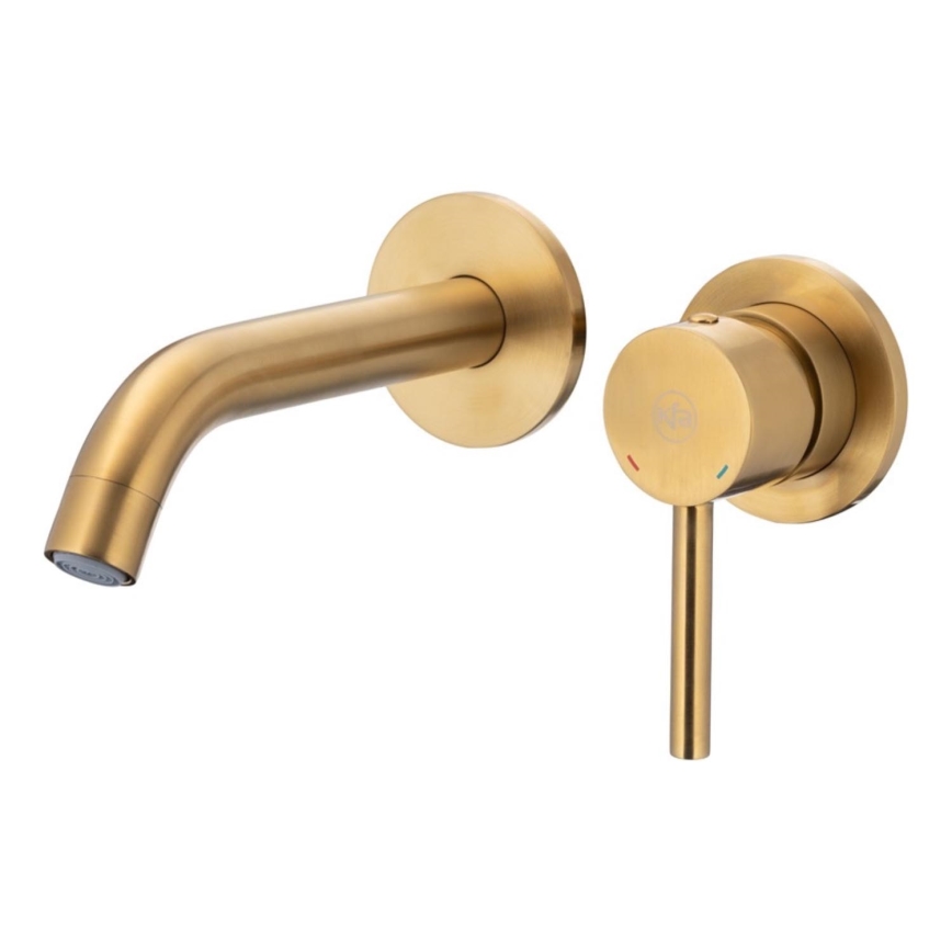 KFA Armatura 5039-810-31 - Basin tap for concealed installation MOZA ground gold