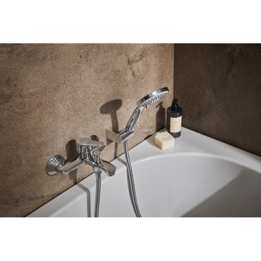 KFA Armatura 5244-510-00 - Bath set with tap MORRIS shiny chrome