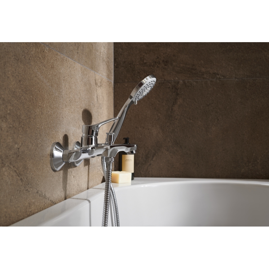 KFA Armatura 5244-510-00 - Bath set with tap MORRIS shiny chrome