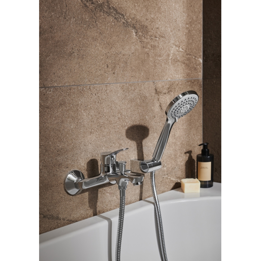 KFA Armatura 5244-510-00 - Bath set with tap MORRIS shiny chrome