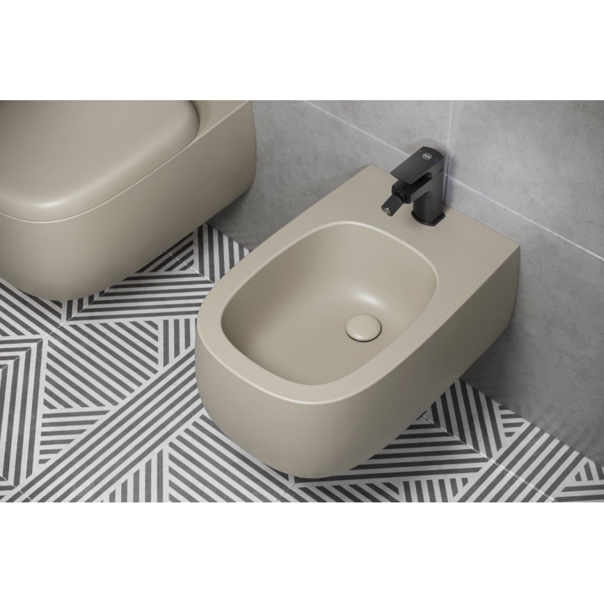 KFA Armatura 5537-015-81 - Bidet tap + waste with overflow MOKAIT brass/matte black