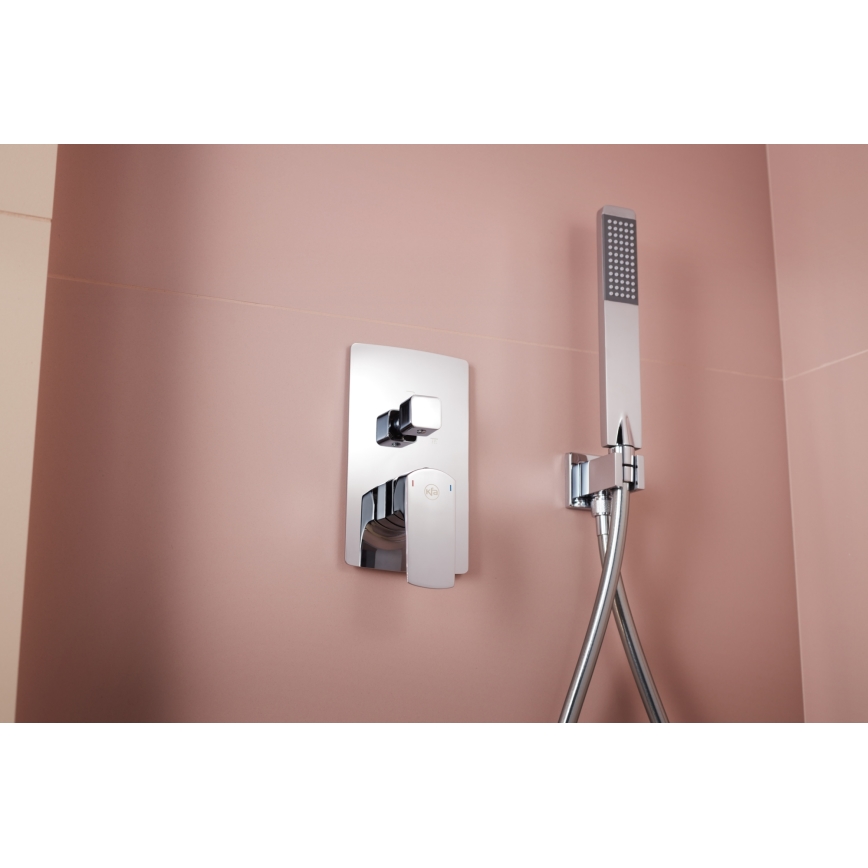 KFA Armatura 5539-511-00 - Shower set with concealed tap MOKAIT shiny chrome