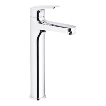 KFA Armatura 5552-712-00 - Basin tap + waste with overflow OTAVA 30,2 cm shiny chrome